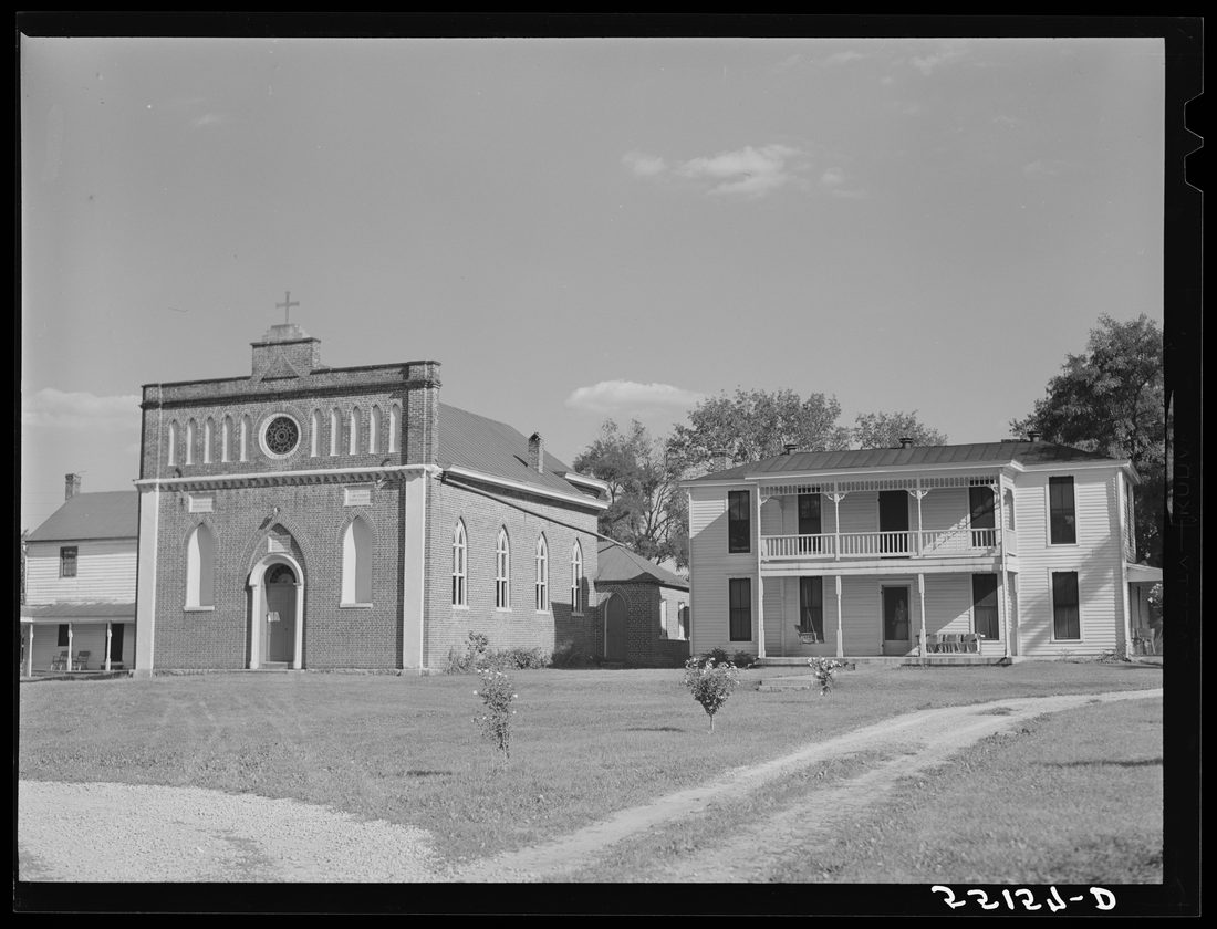 Saint Thomas Church and rectory near Bardstown, Kentucky