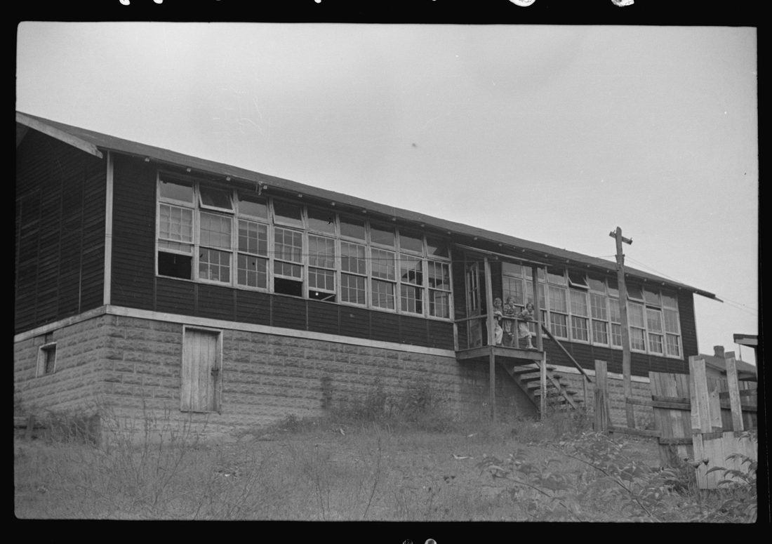 "White" school house, Chaplin, Scotts Run, West Virginia