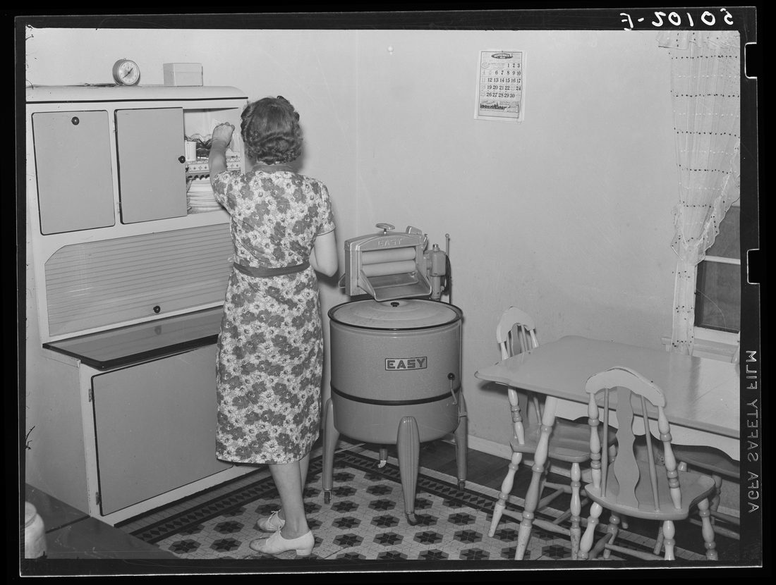 Modern and convenient kitchen. Tygart Valley, West Virginia