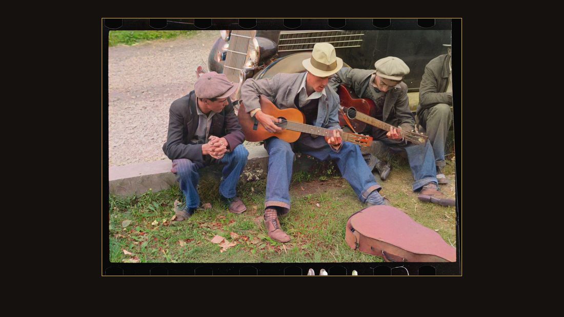 Street musicians, Maynardville, Tennessee