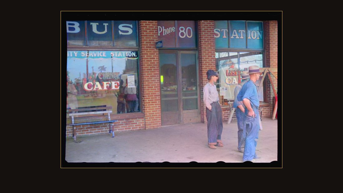 Bus station, Crossville, Tennessee