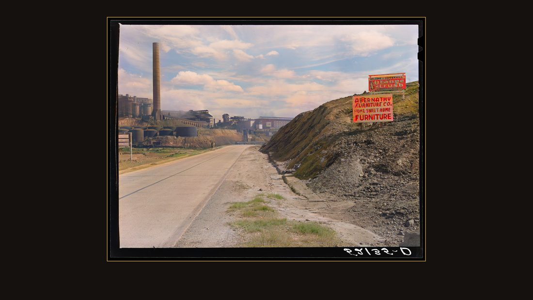 Copper mining and sulfuric acid plant. Copperhill, Tennessee
