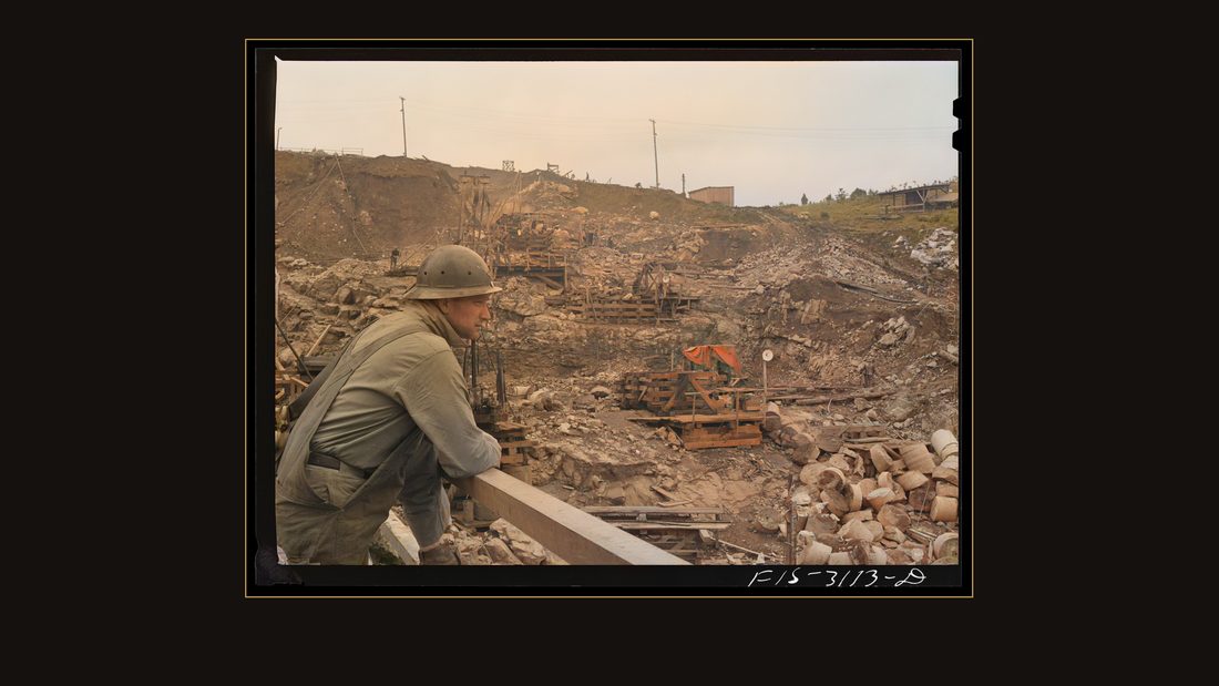 Douglas Dam, Tennessee. Tennessee Valley Authority (TVA). Construction