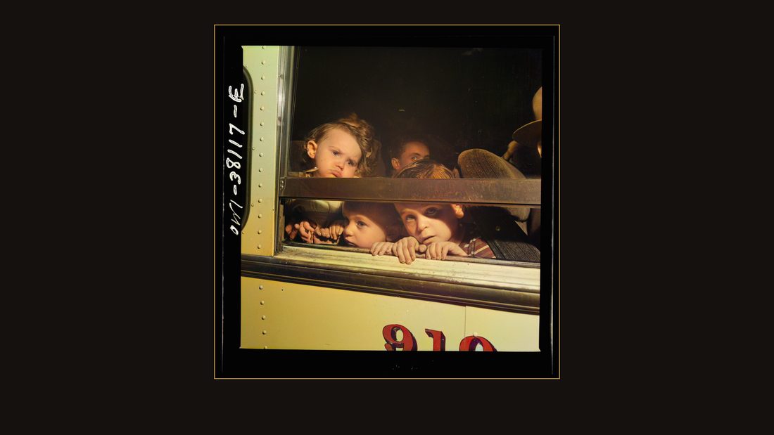 Bus trip from Knoxville, Tennessee, to Washington, D.C. Bus passengers at Knoxville, Tennessee