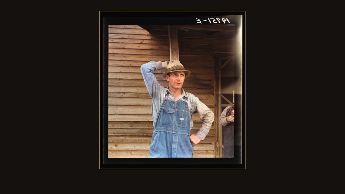 Tobacco sharecropper tells about his prospects. Person County, North Carolina