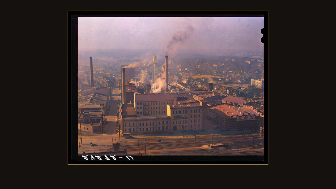 Tobacco warehouses and factory. Durham, North Carolina