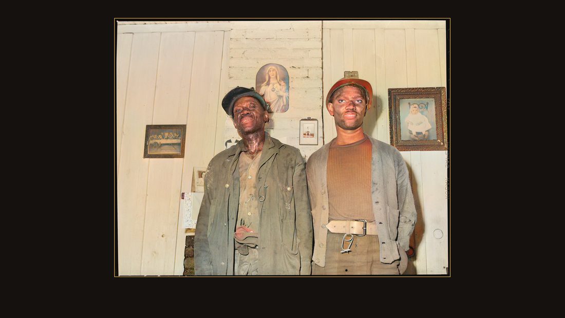 Furman Currington and his son, miners. Black Mountain Corporation, 30-31 Mines, Kenvir, Harlan County, Kentucky.