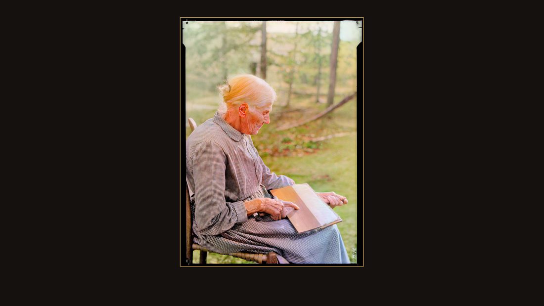"Mrs. Sarah J. Wilson, Bulls Gap, Tennessee. In addition to daily work around the home, she finds time to raise some cotton, carding and spinning it herself. She also does som