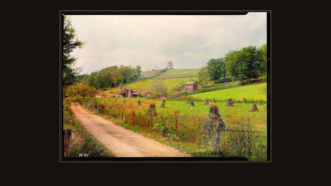 "The Stooksberry homestead near Andersonville, Tennessee. This land will be submerged by the Norris Dam Reservoir."