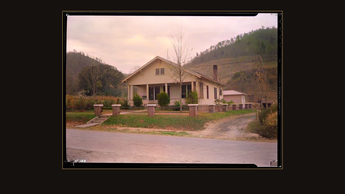 "The home of one of the workmen employed by the Southern Potteries, Elroy, Tennessee."