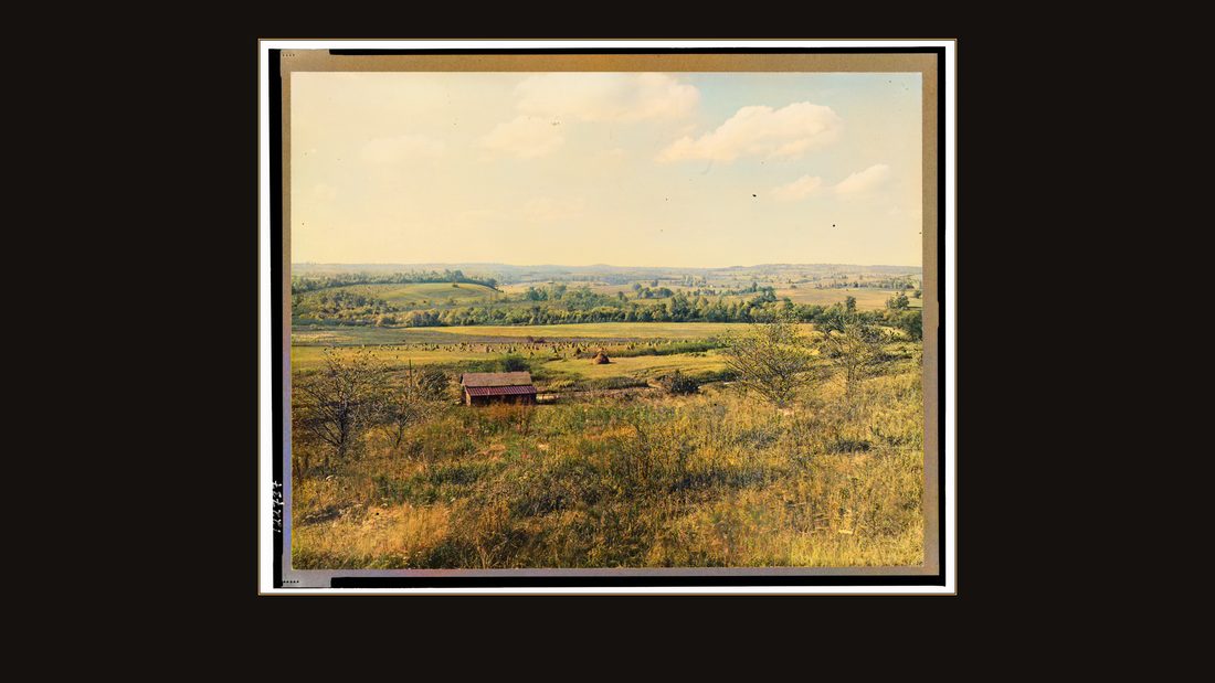 View of Arthurdale property. Reedsville, West Virginia