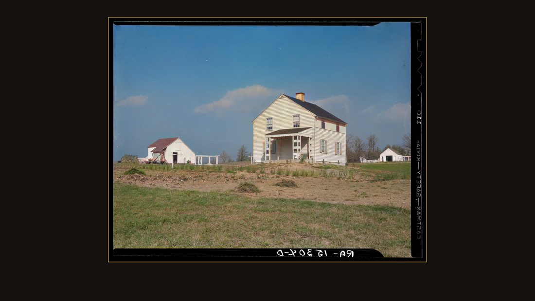 Typical homestead. Arthurdale project, Reedsville, West Virginia