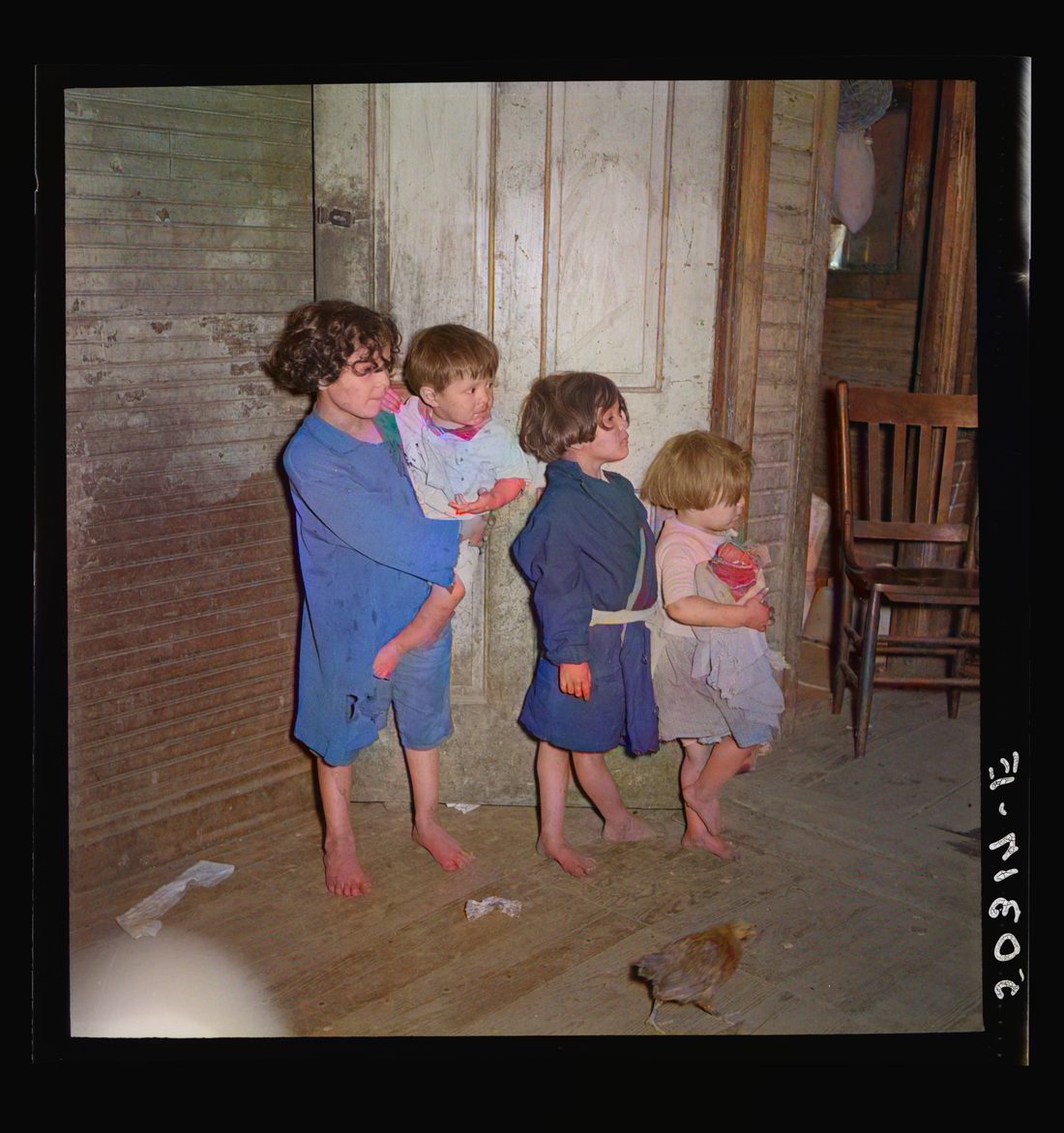 Mexican miner's children. See 50315-E. Bertha Hill, West Virginia