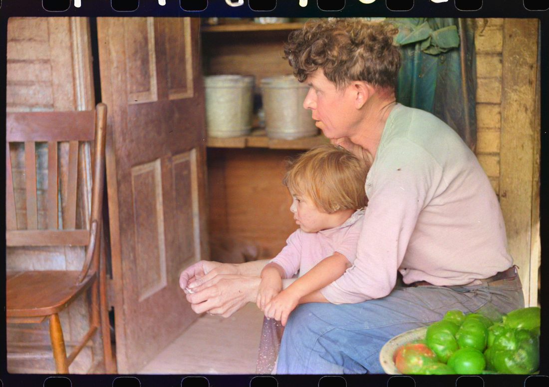 Mexican miner and child, Bertha Hill, Scotts Run, West Virginia