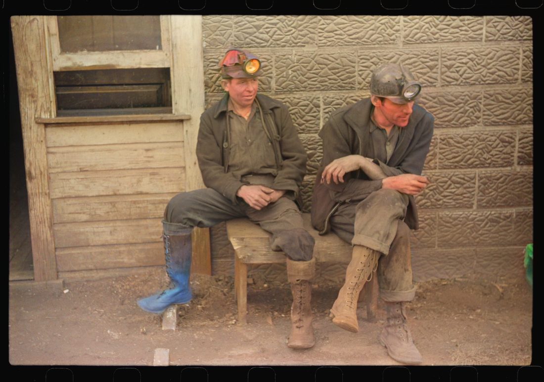Mexican miner (father of children in 50315-E, 50318-E) and friend, Bertha Hill, West Virginia