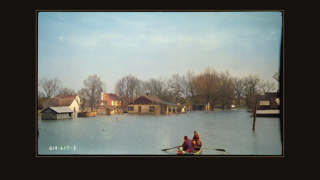 Photograph of Flooded Homes