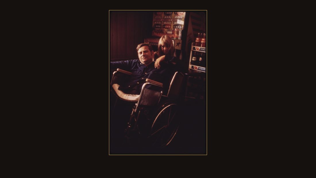 JACK SMITH, 42, A DISABLED MINER WHO LIVES IN RHODELL, WEST VIRGINIA, SHOWN WITH ONE OF HIS DAUGHTERS, DEBRA, IN THE TAVERN HE NOW OPERATES. HE HAD WORKED IN THE MINES ONE YEAR WHE