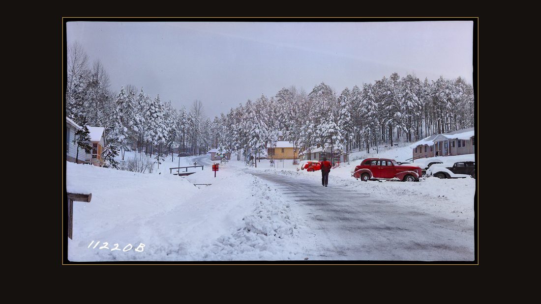 Hiwassee Village after a nine inch snowfall