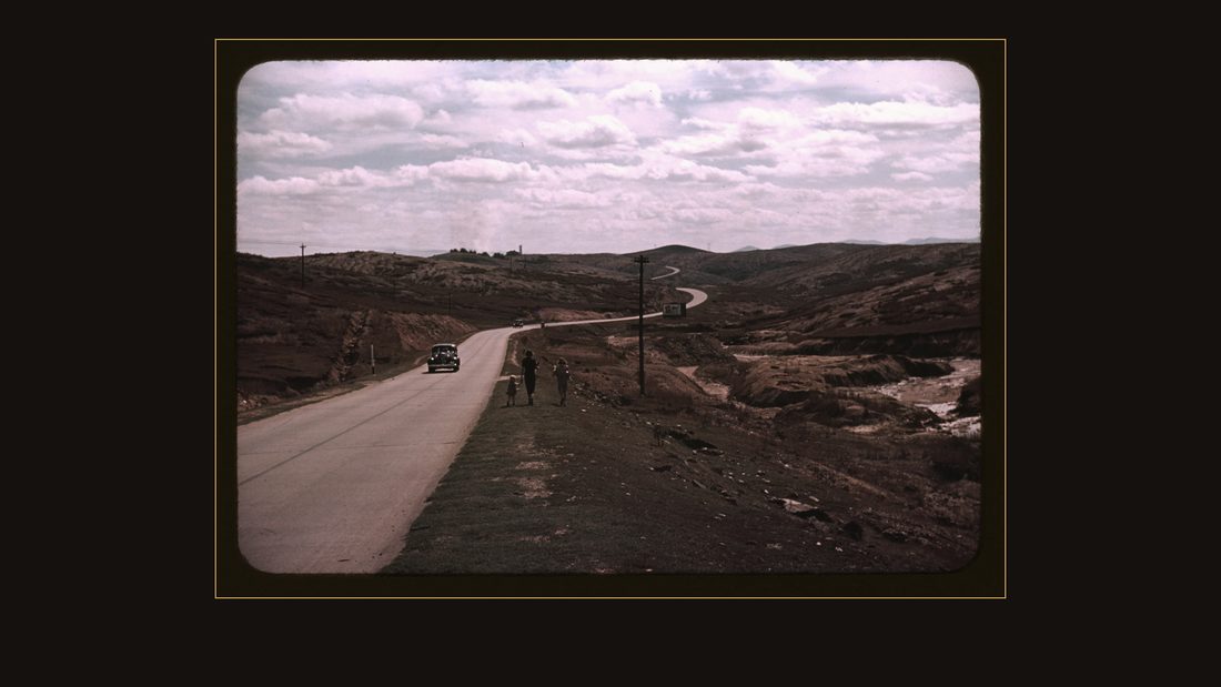 Copper mining section between Ducktown and Copperhill, Tennessee. Fumes from smelting copper for sulfuric acid have destroyed all vegetation